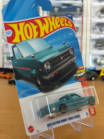 Hot Wheels Mainline / 1975 Datsun Sunny Truck (B120) / 2025 HW Hot Trucks 6/10
