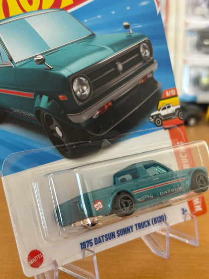 Hot Wheels Mainline / 1975 Datsun Sunny Truck (B120) / 2025 HW Hot Trucks 6/10