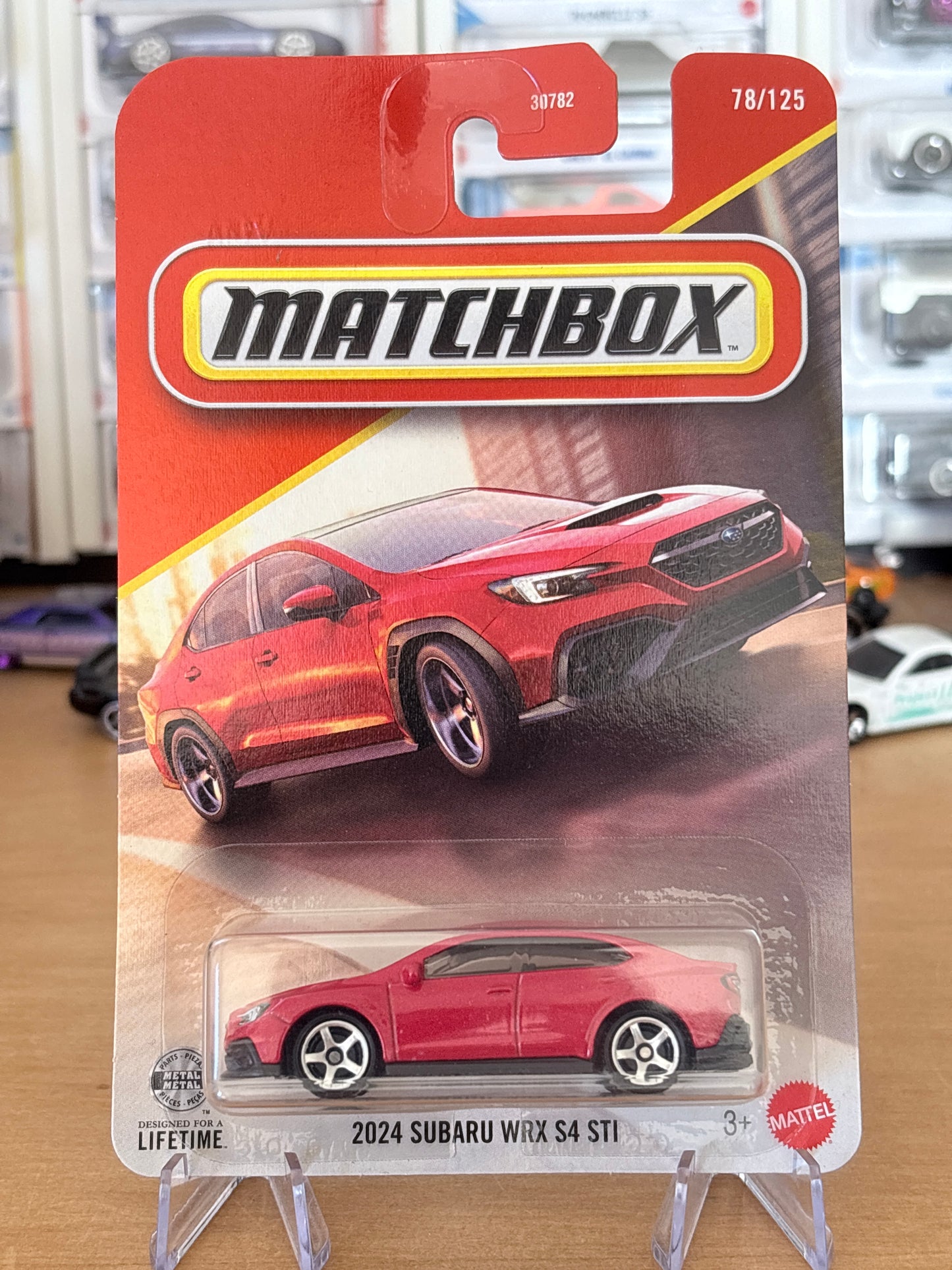 Matchbox Mainline 2024 Subaru WRX S4 STI | 2026 31/125 Subaru Official RED