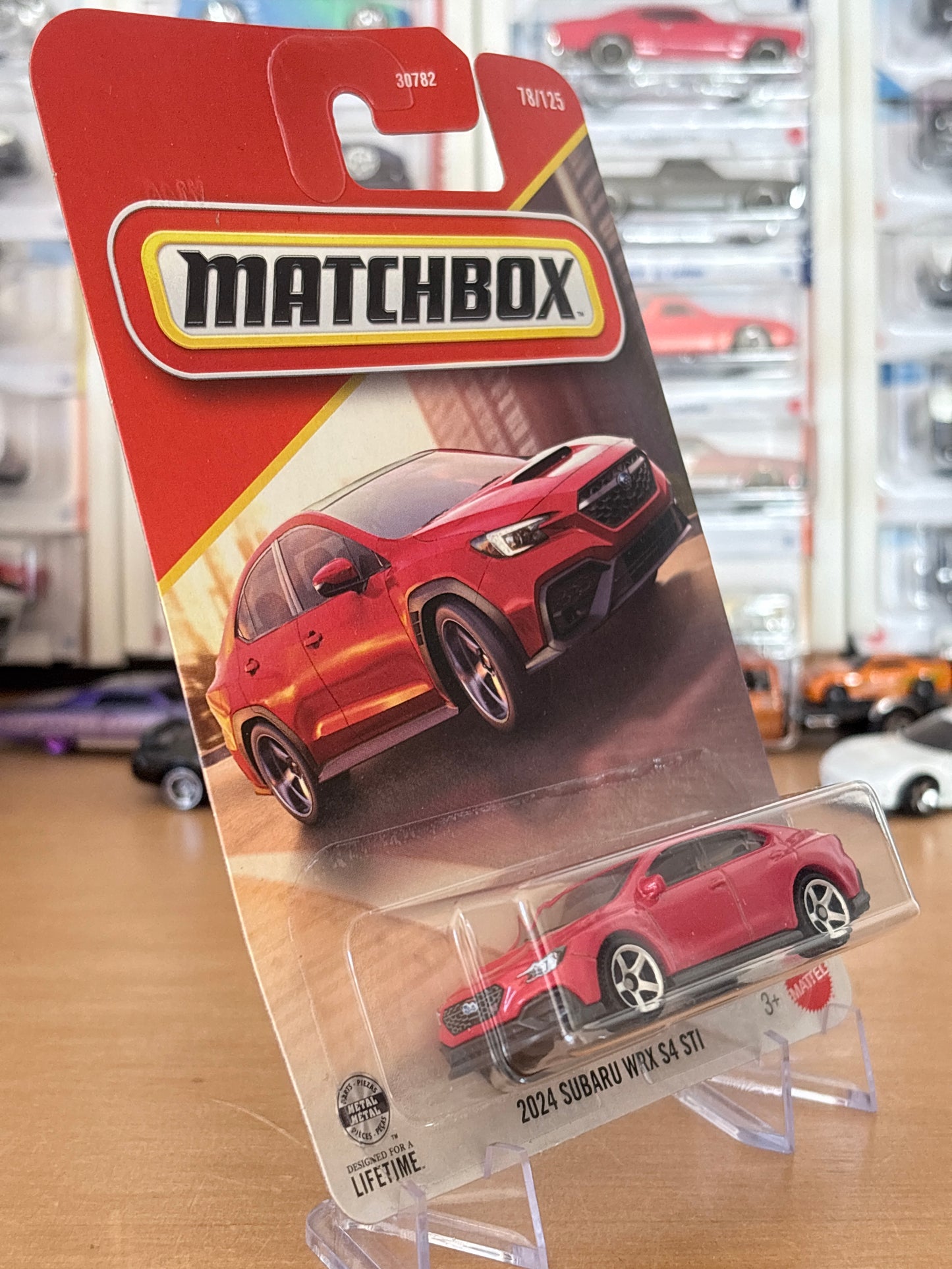 Matchbox Mainline 2024 Subaru WRX S4 STI | 2026 31/125 Subaru Official RED