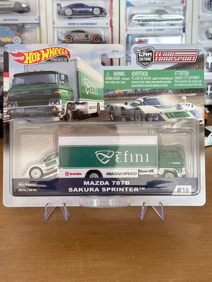 Hot Wheels Mazda 787B Sakura Sprinter | Team Transport #16