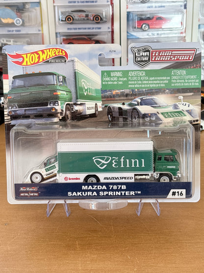 Hot Wheels Mazda 787B Sakura Sprinter | Team Transport #16