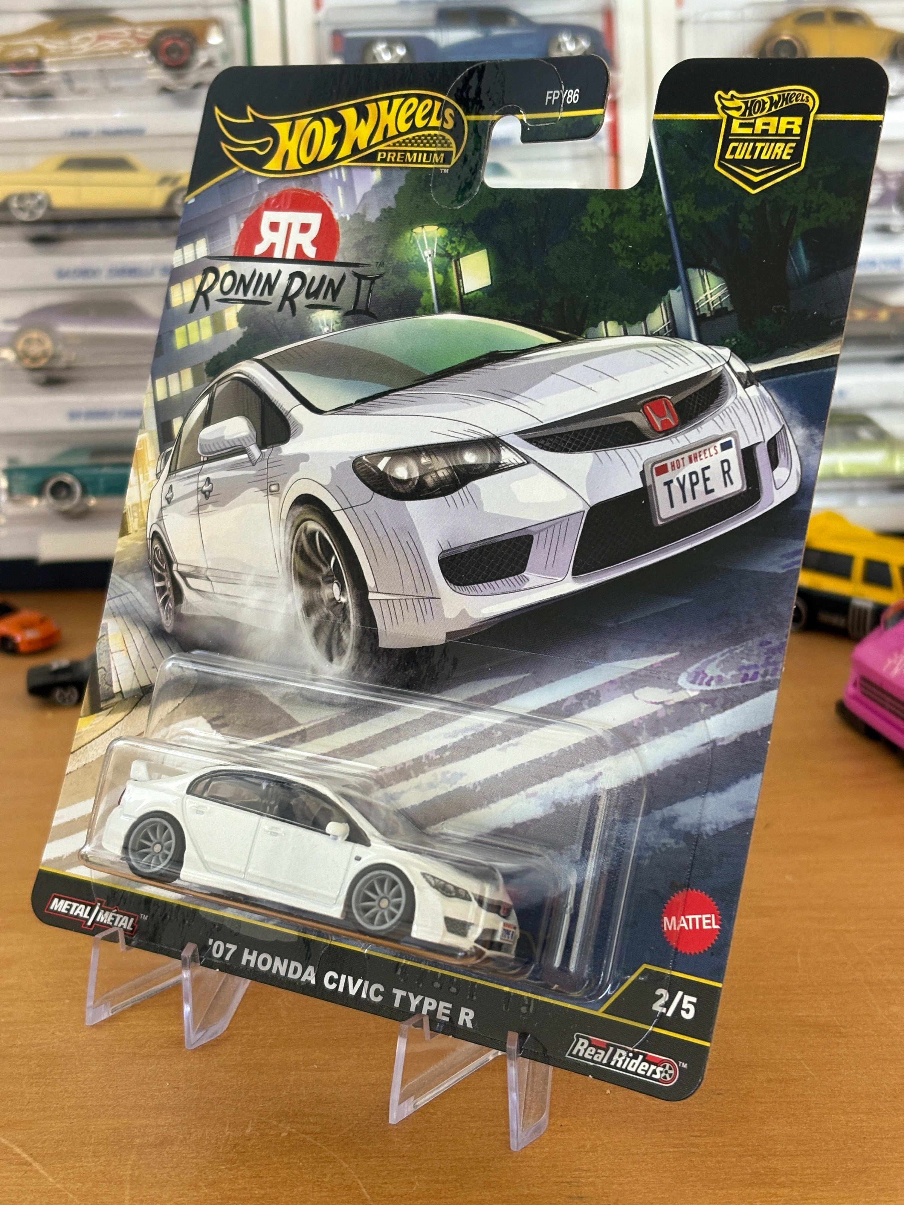 Hot Wheels Premium / '07 Honda Civic Type R / 2025 HW Ronin Run II