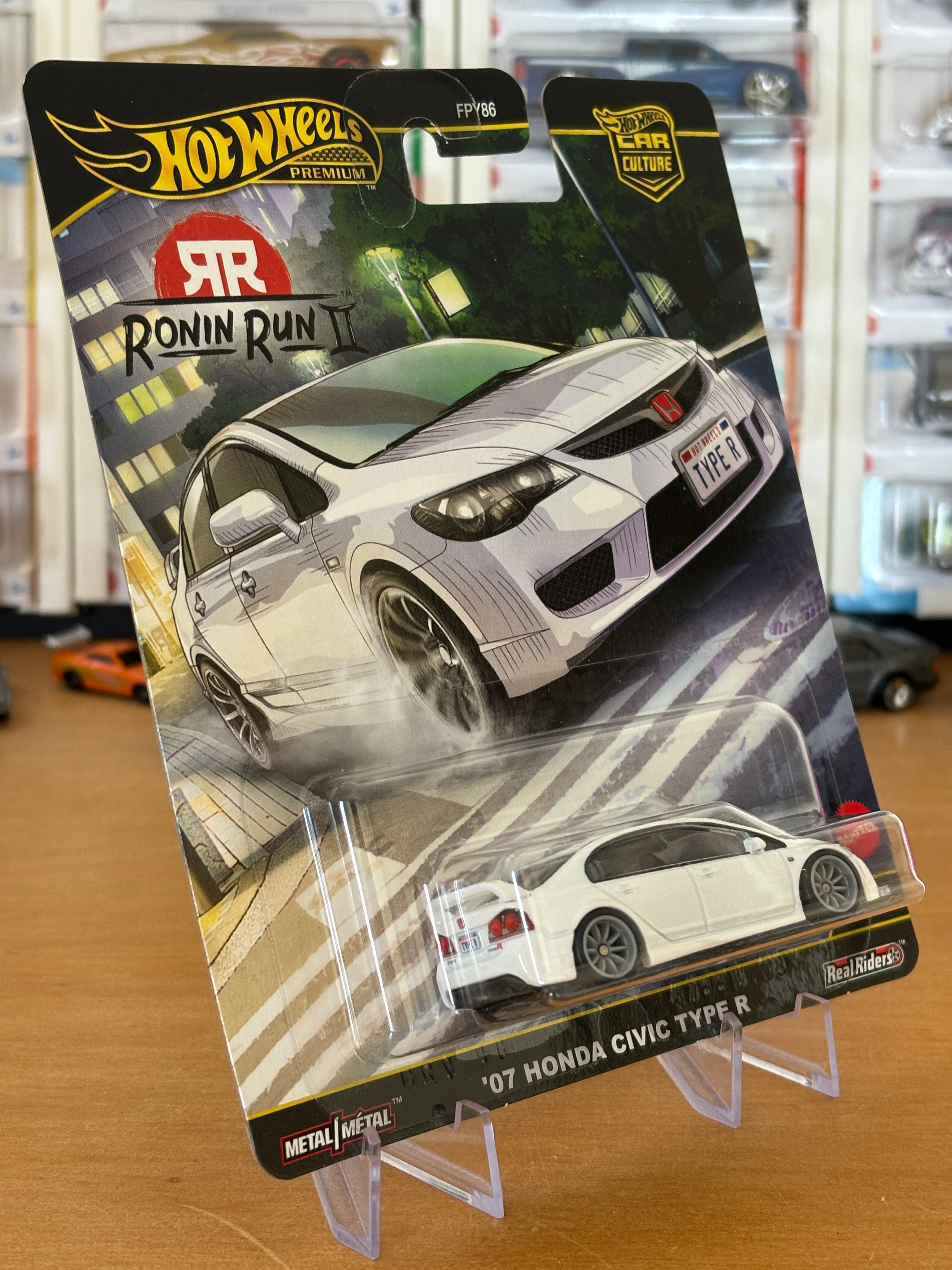 Hot Wheels Premium / '07 Honda Civic Type R / 2025 HW Ronin Run II