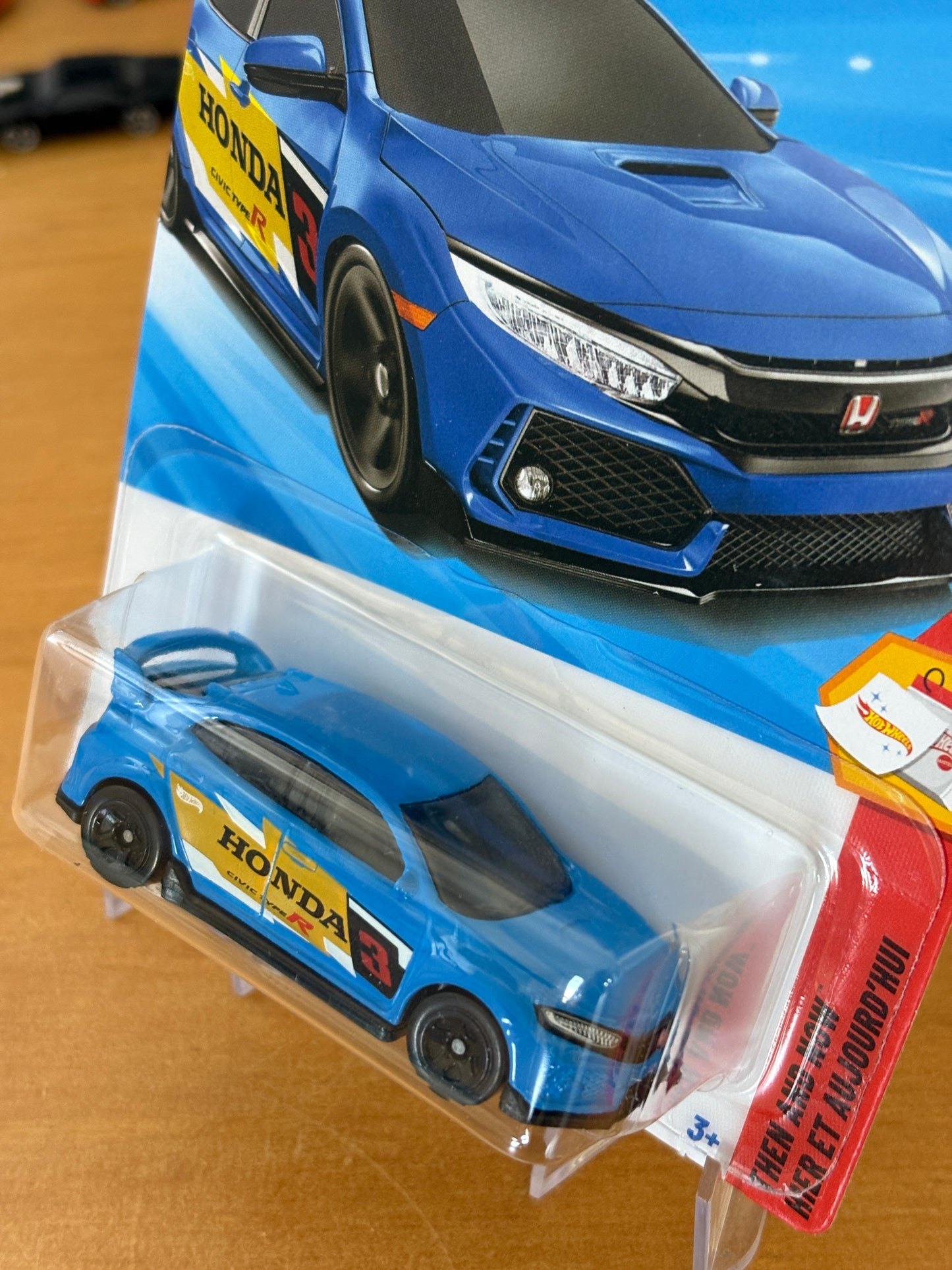 Hot Wheels Mainline / 2018 Honda Civic Type R / 2025 Then And Now 3/10