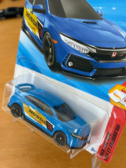 Hot Wheels Mainline / 2018 Honda Civic Type R / 2025 Then And Now 3/10