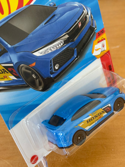Hot Wheels Mainline / 2018 Honda Civic Type R / 2025 Then And Now 3/10