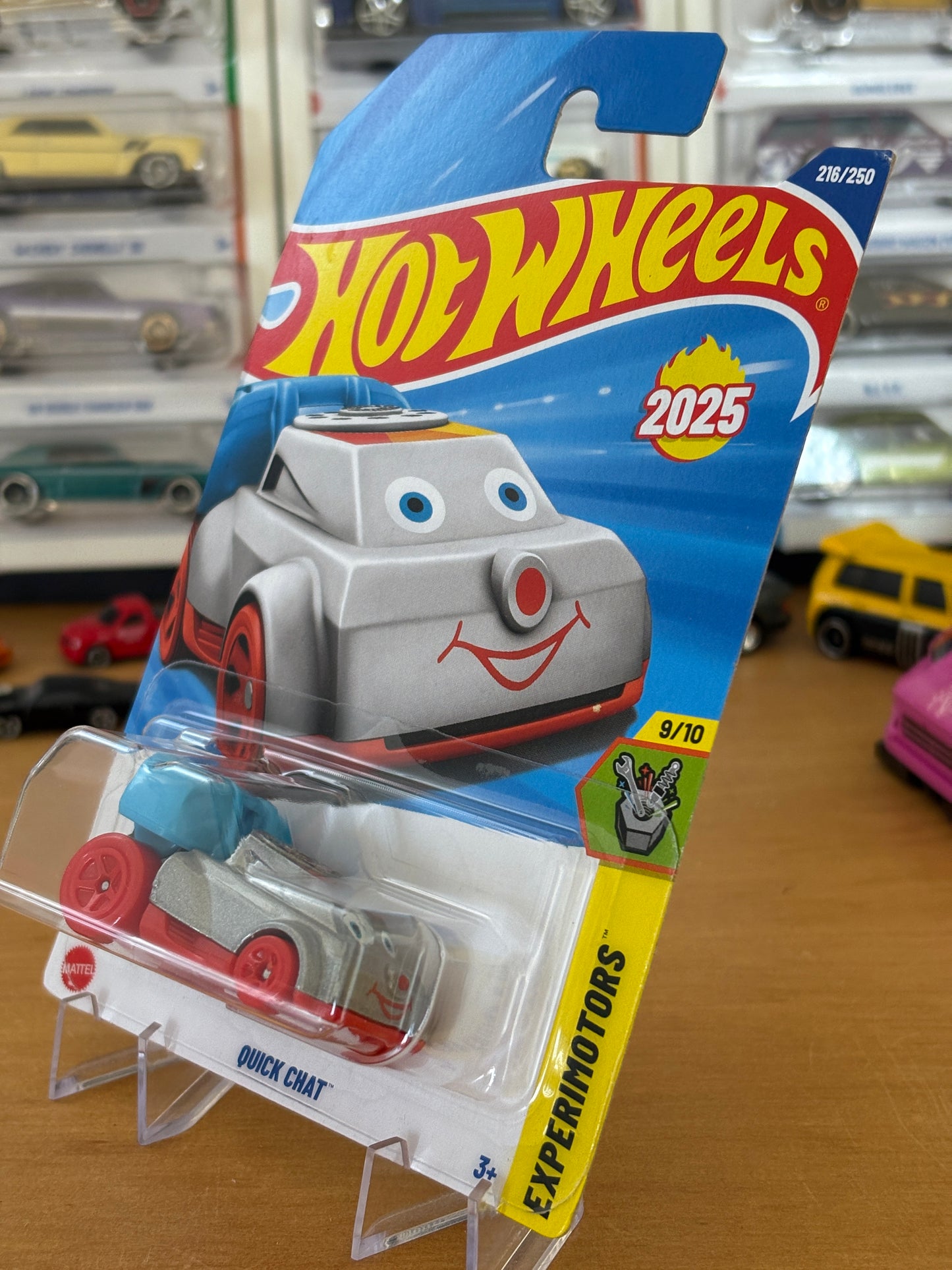 Hot Wheels Mainline / Quick Chat / 2025 Experimotors 9/10 SILVER