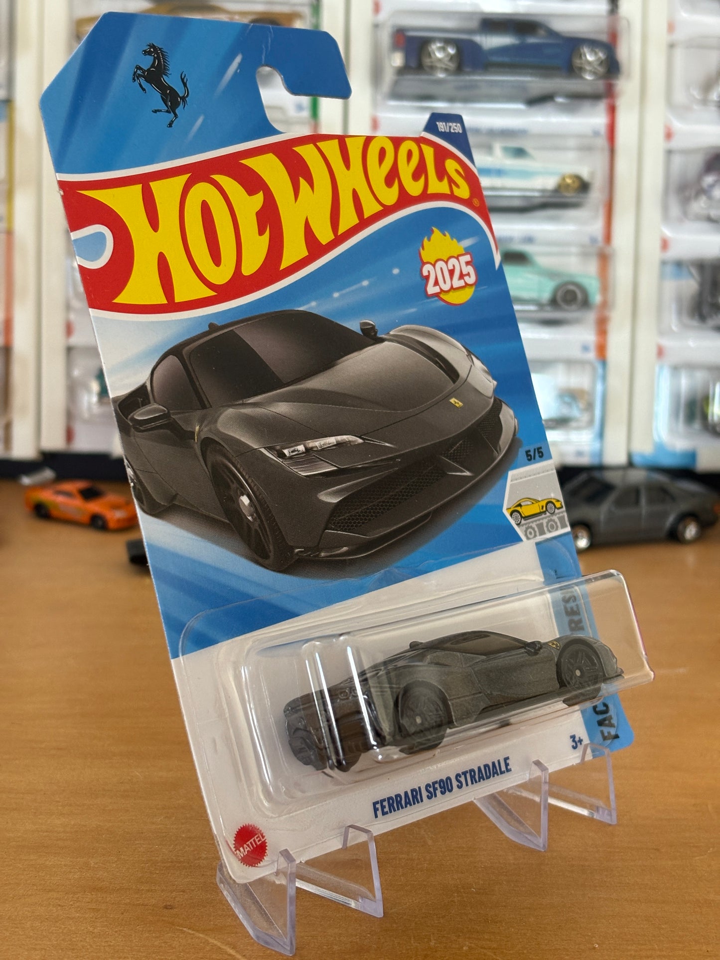 Hot Wheels Mainline / Ferrari SF90 Stredale / 2025 HW: Factory Fresh 5/5 GREY