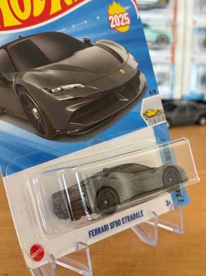 Hot Wheels Mainline / Ferrari SF90 Stredale / 2025 HW: Factory Fresh 5/5 GREY