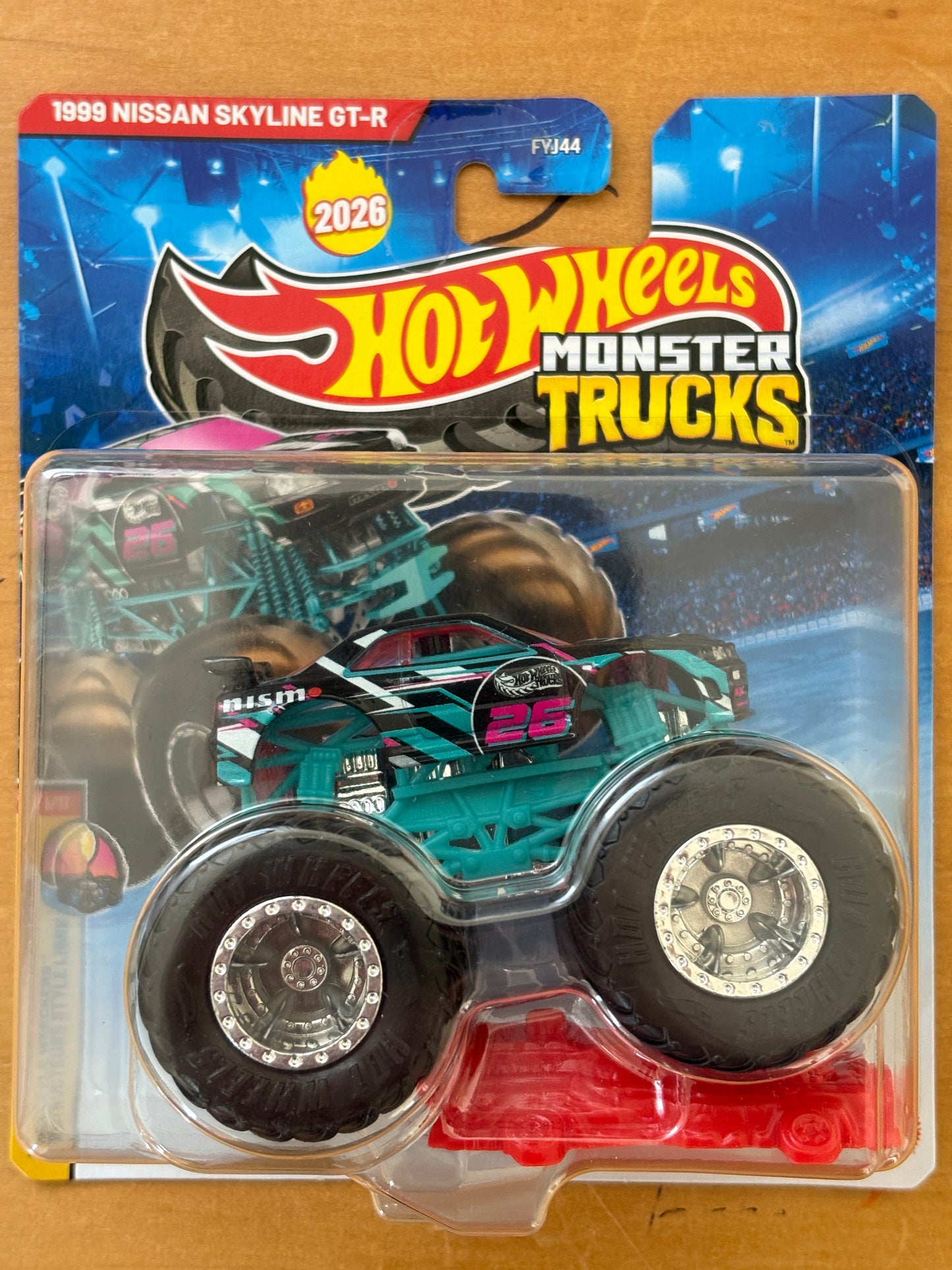 Hot Wheels Monster Trucks / 1999 Nissan Skyline GT-R / New For 2026