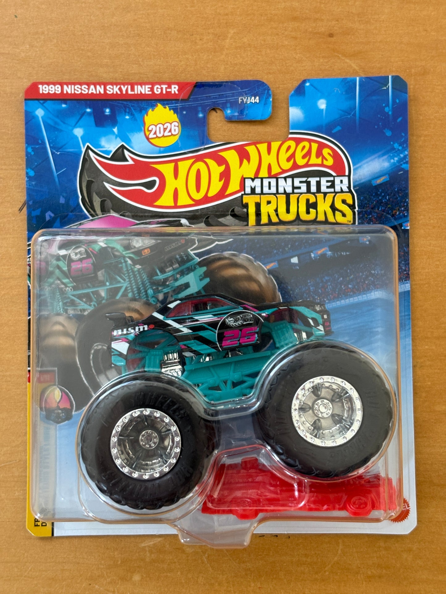 Hot Wheels Monster Trucks / 1999 Nissan Skyline GT-R / New For 2026