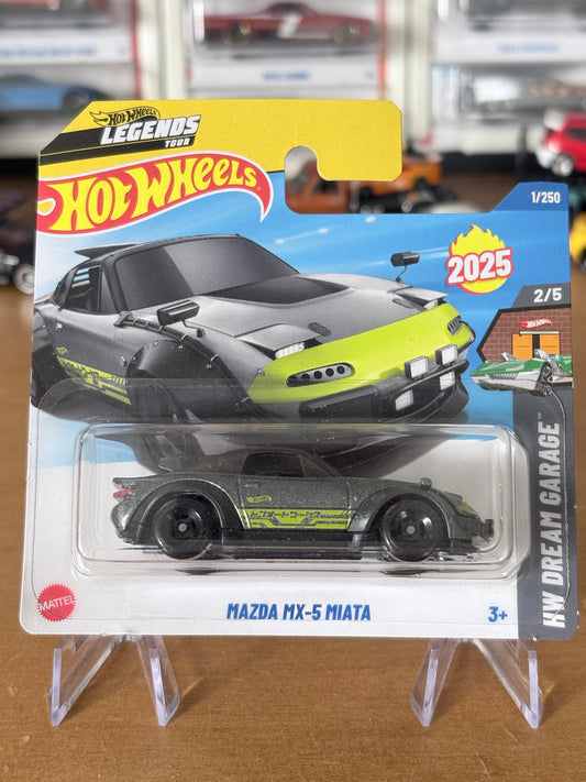 Hot Wheels Mazda MX-5 Miata | 2025 HW Dream Garage 2/5 Short Card