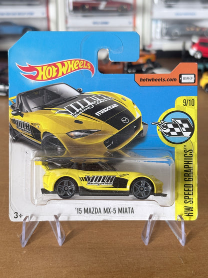 Hot Wheels '15 Mazda MX-5 Miata | 2017 HW Speed Graphics 9/10