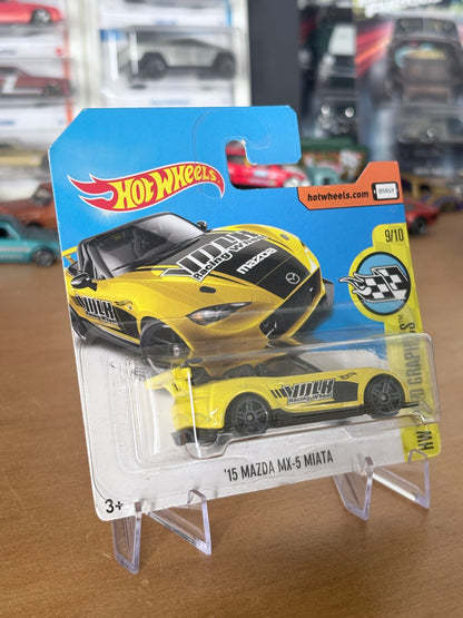 Hot Wheels '15 Mazda MX-5 Miata | 2017 HW Speed Graphics 9/10