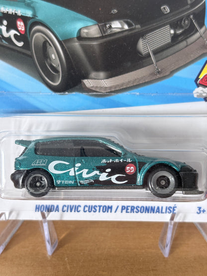 Hot Wheels Honda Civic Custom | 2026 Drag Racers Mainline