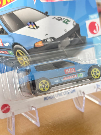 Hot Wheels Honda Civic Custom | 2023 J-Imports 10/10 Mainline
