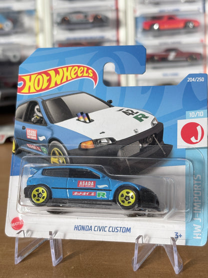 Hot Wheels Honda Civic Custom | 2023 J-Imports 10/10 Mainline