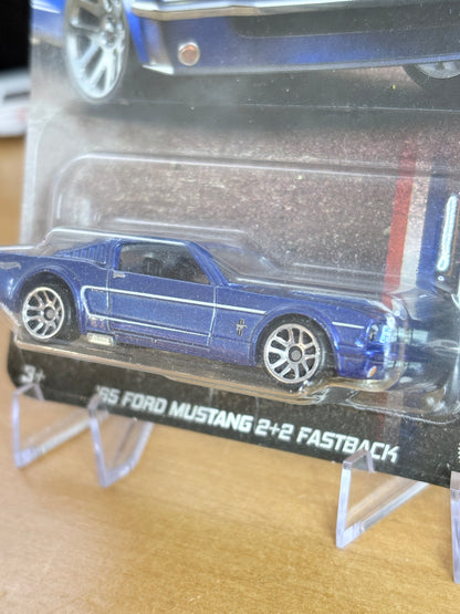 Hot Wheels '65 Ford Mustang 2+2 Fastback CHASE | 2024 HW 60 Years Mustang 5/5 Silver Series