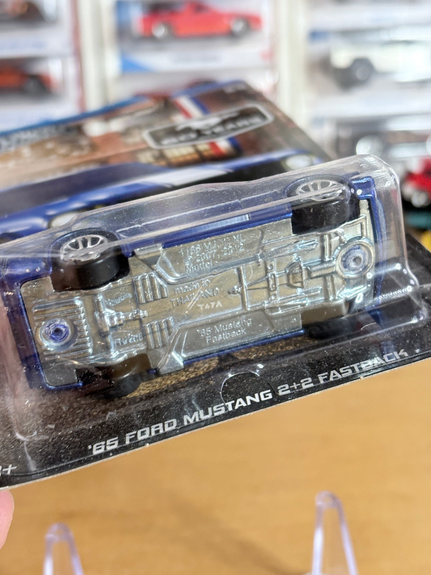 Hot Wheels '65 Ford Mustang 2+2 Fastback CHASE | 2024 HW 60 Years Mustang 5/5 Silver Series