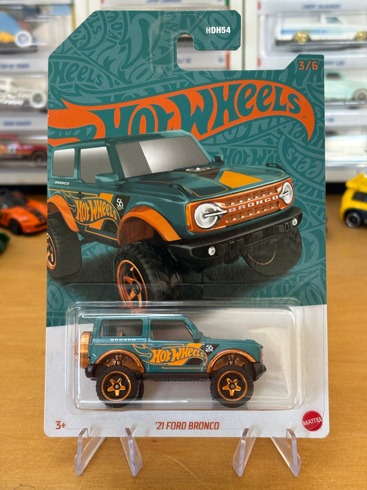 Hot Wheels Mainline / '21 Ford Bronco / 2024 Anniversary set 3/6