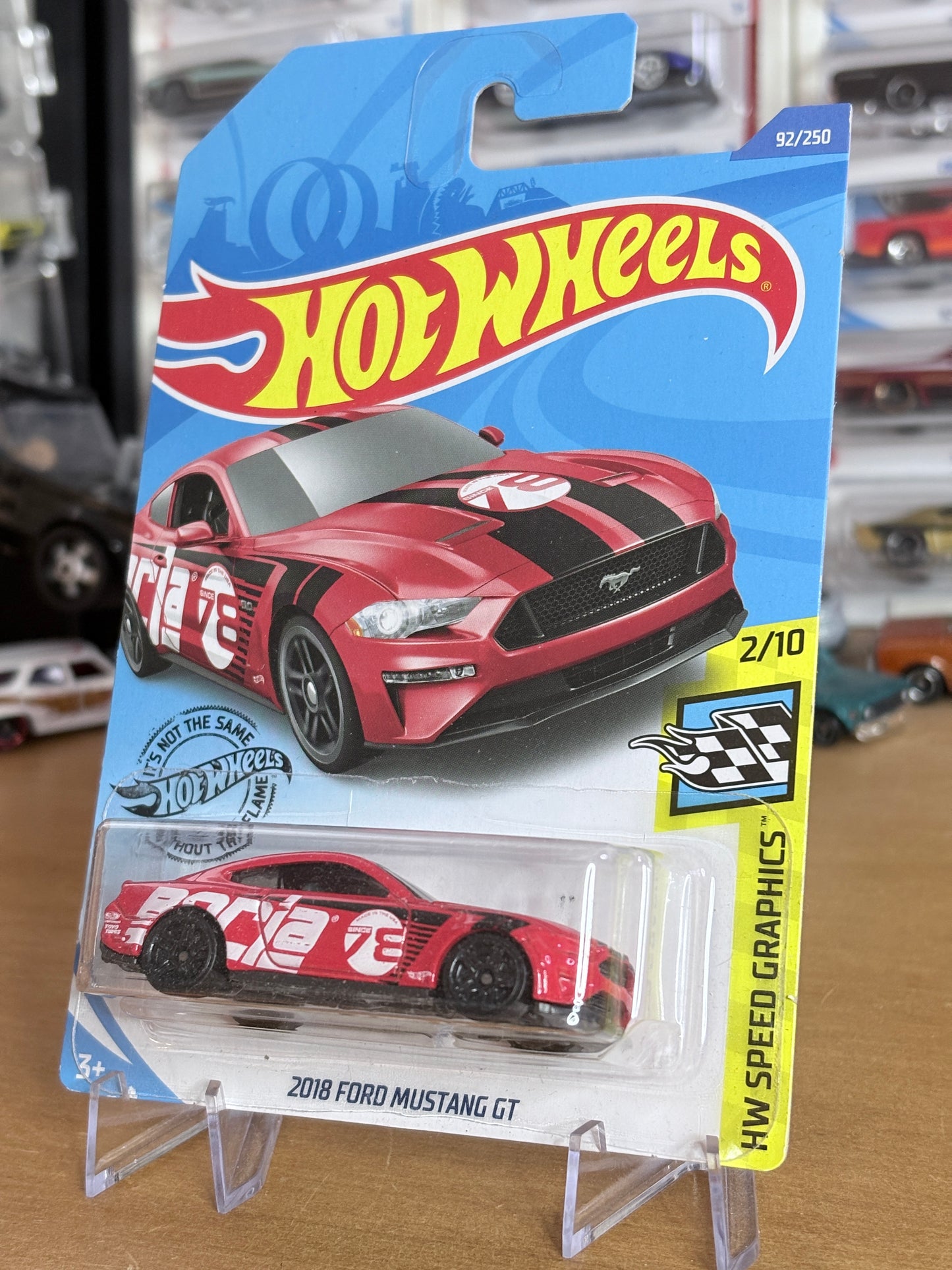 Hot Wheels 2018 Ford Mustang GT | 2019 HW Speed Graphics 2/10 Mainline