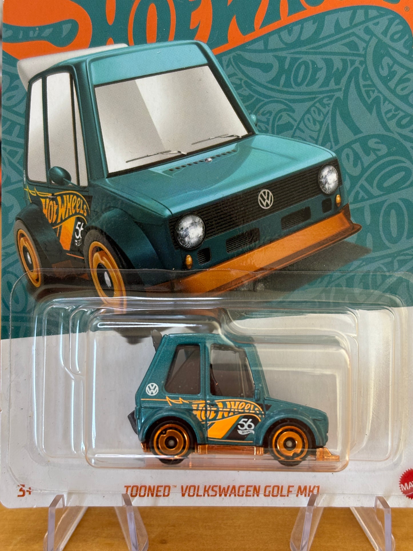 Hot Wheels Mainline / Tooned Volkswagen Golf Mk1 / 2024 Anniversary set 4/6
