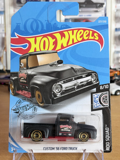 Hot Wheels Custom '56 Ford Truck | 2020 Rod Squad 8/10 Mainline