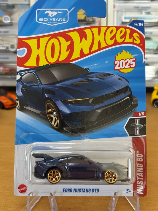 Hot Wheels Mainline / Ford Mustang GTD / 2025 Mustang 60 BLUE