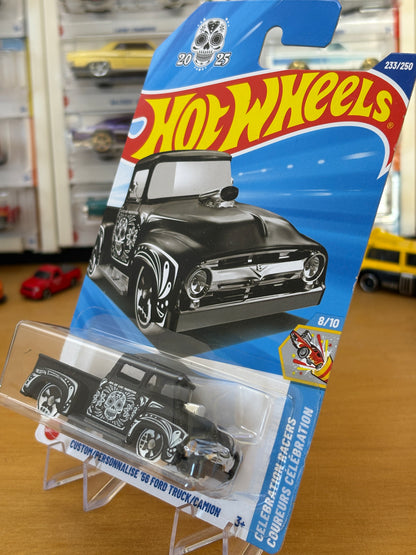 Hot Wheels Mainline / Custom/Personnalise '56 Ford Truck/Camion  / 2025 Celebration Racers 8/10