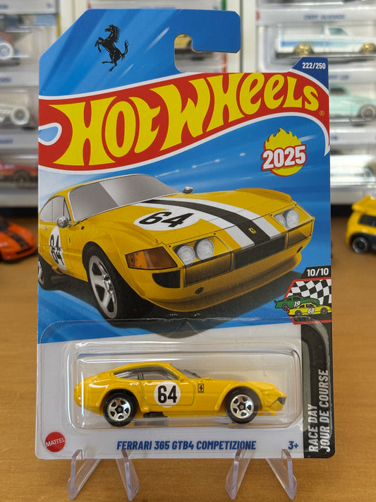 Hot Wheels Mainline / Ferrari 365 GTB4 Competizione / 2025 Race Day 10/10 YELLOW