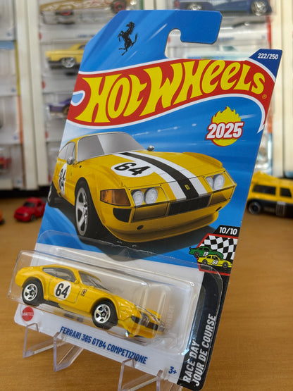 Hot Wheels Mainline / Ferrari 365 GTB4 Competizione / 2025 Race Day 10/10 YELLOW
