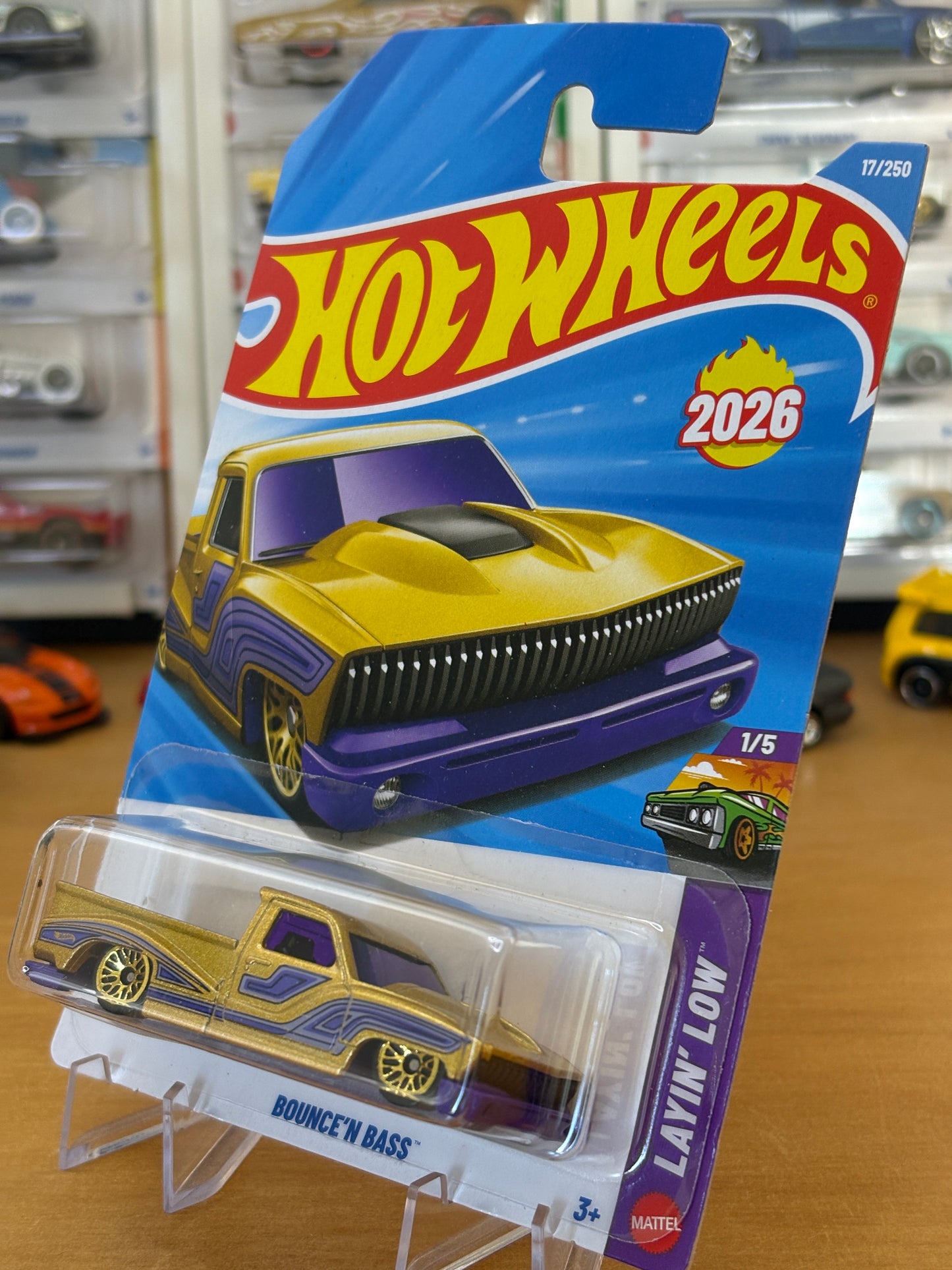 Hot Wheels Mainline / Bounce'n Bass / 2026 Layin' Low 1/5