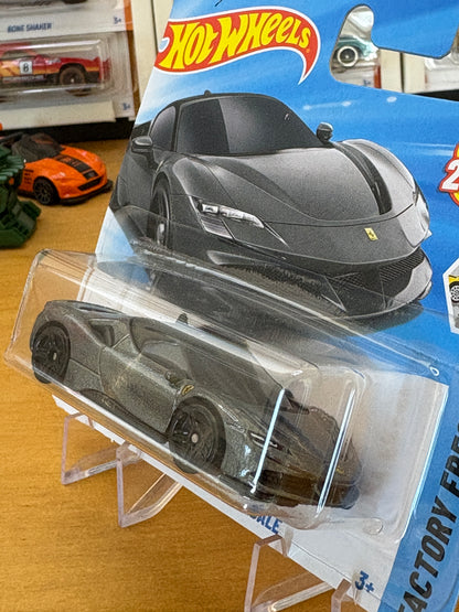 Hot Wheels Mainline / Ferrari SF90 Stredale / 2025 HW: Factory Fresh 5/5 GREY Short Card