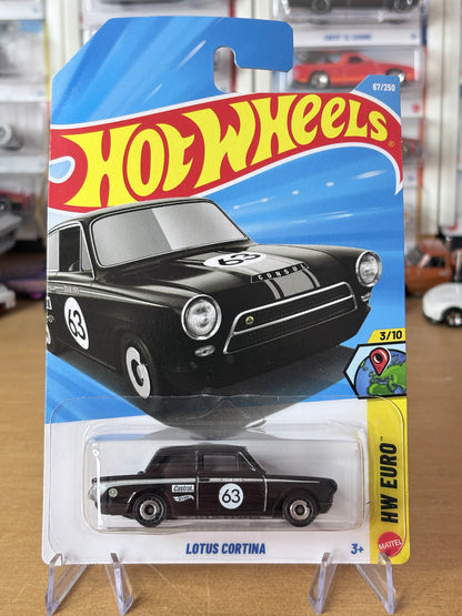Hot Wheels Lotus Cortina | 2026 HW Euro 3/10 Mainline BLACK