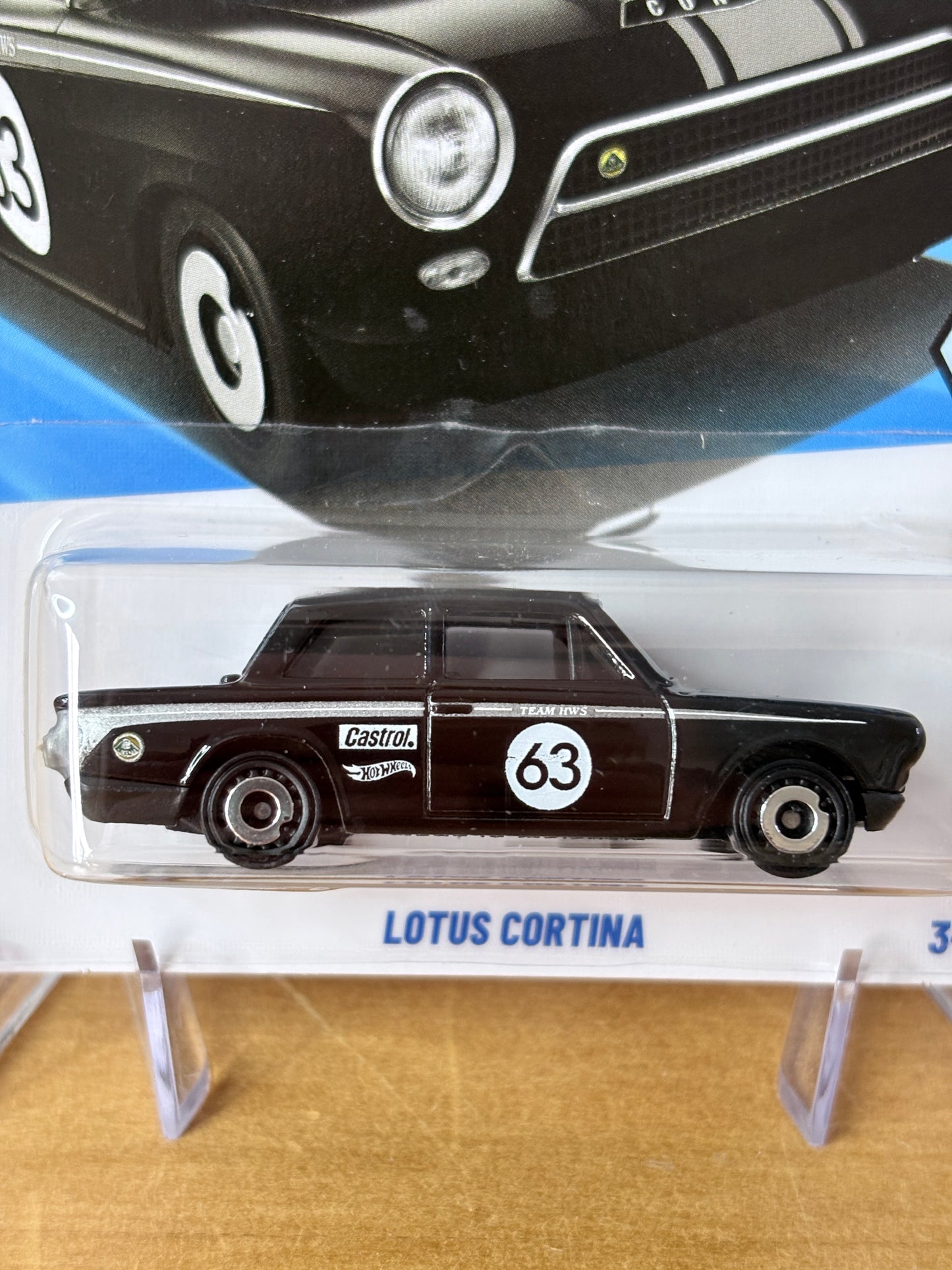 Hot Wheels Lotus Cortina | 2026 HW Euro 3/10 Mainline BLACK