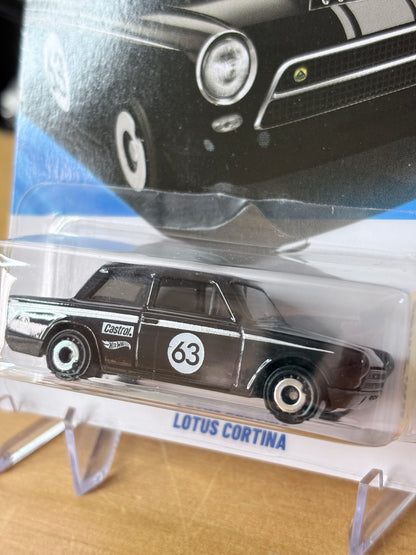 Hot Wheels Lotus Cortina | 2026 HW Euro 3/10 Mainline BLACK