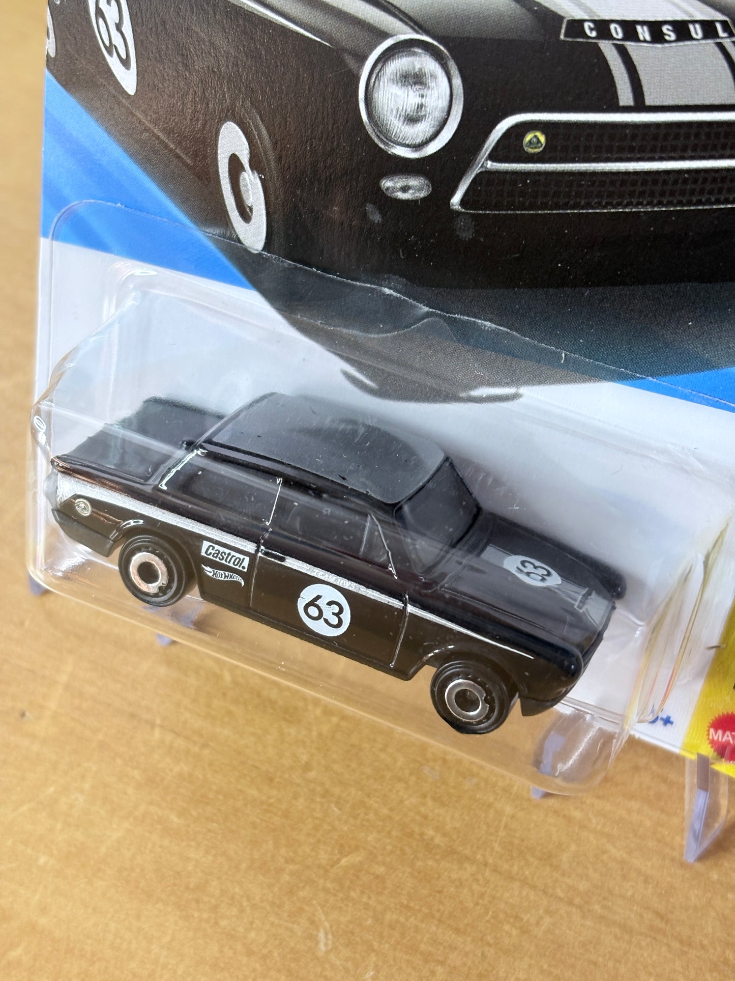 Hot Wheels Lotus Cortina | 2026 HW Euro 3/10 Mainline BLACK