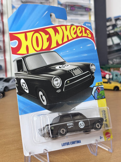 Hot Wheels Lotus Cortina | 2026 HW Euro 3/10 Mainline BLACK