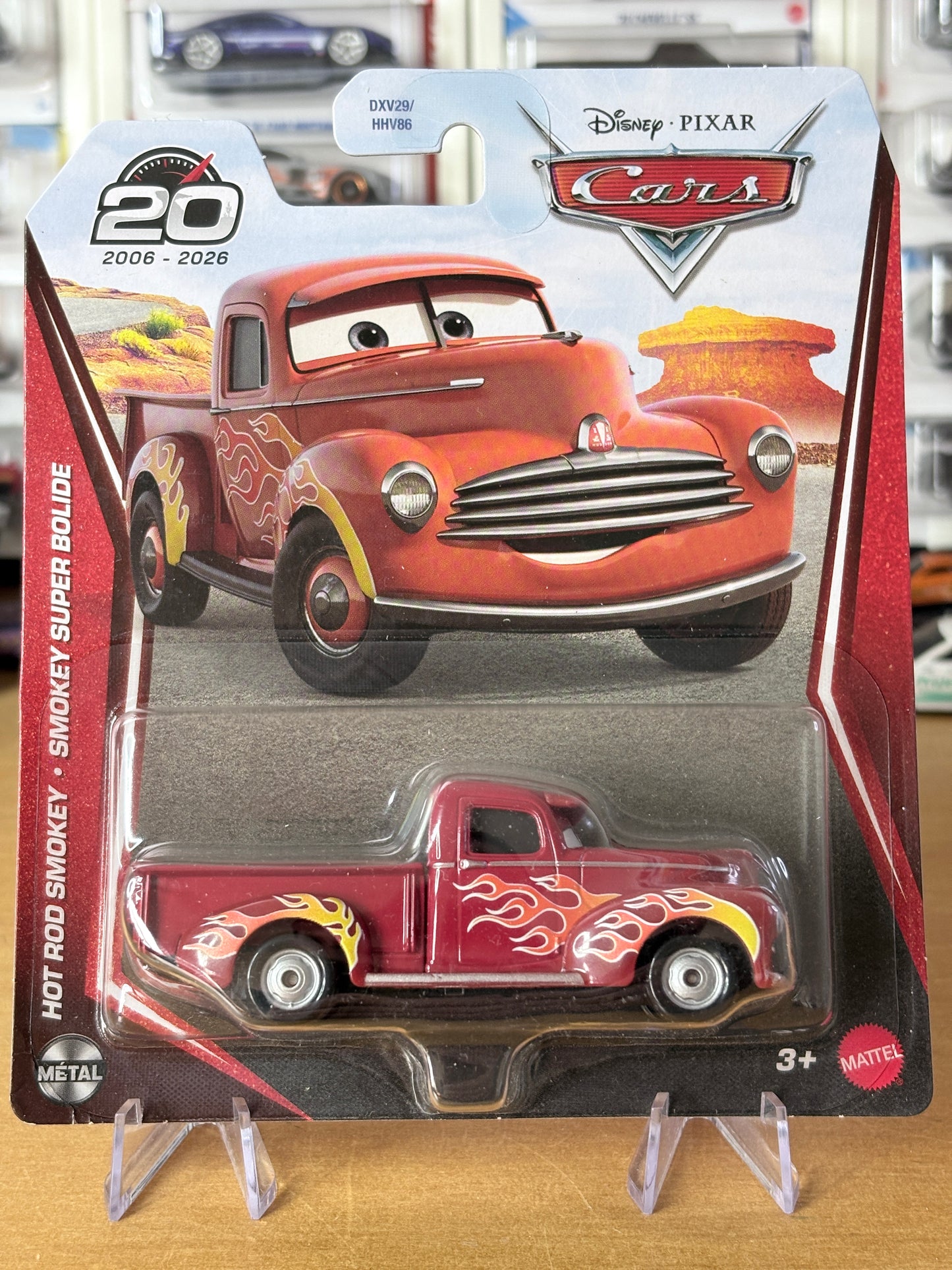 Disney Pixar Cars Hot Rod Smokey | 20th Anniversary