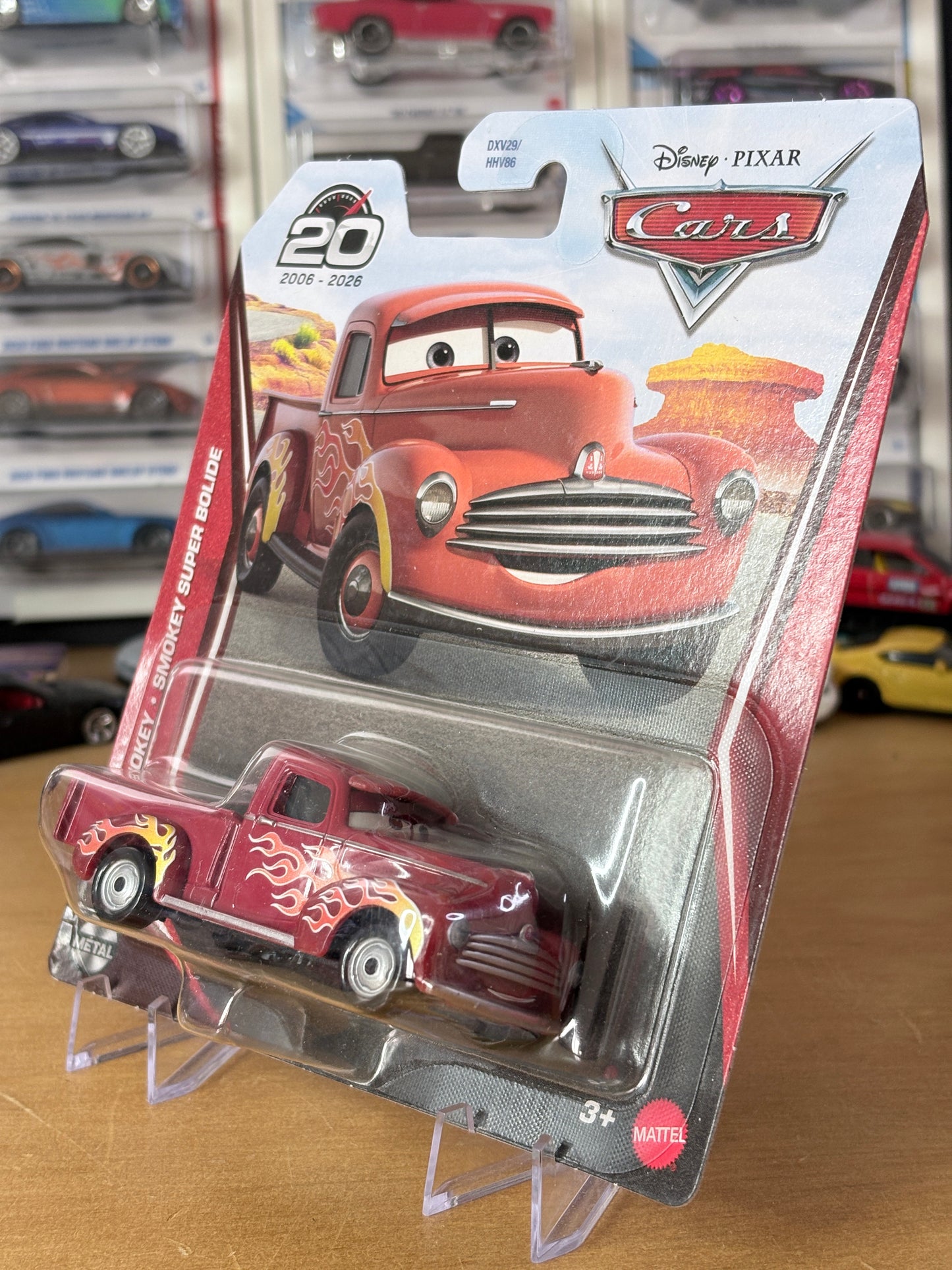 Disney Pixar Cars Hot Rod Smokey | 20th Anniversary