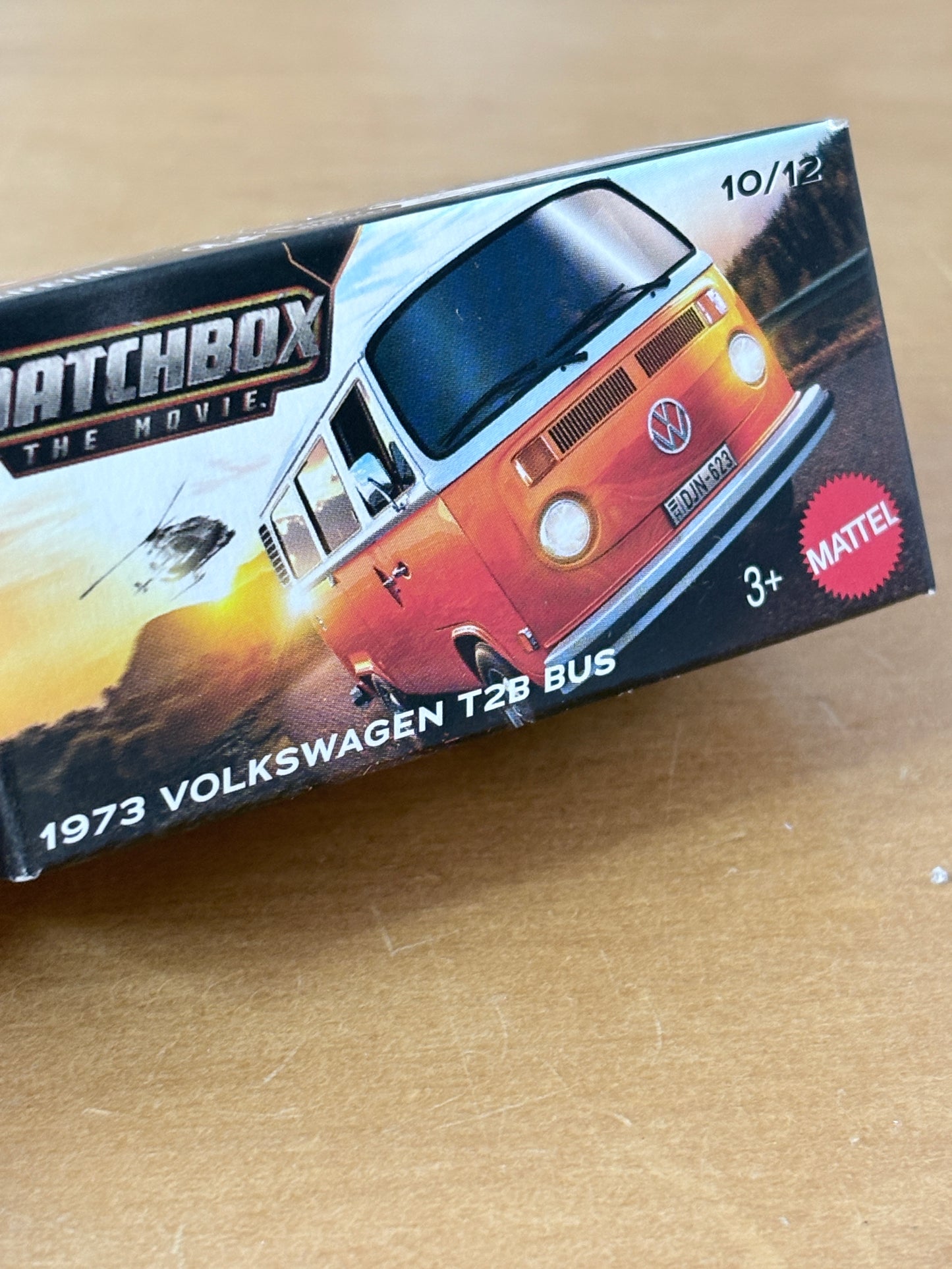 Matchbox Mainline 1973 Volkswagen T2B Bus | 2026 10/12 Boxed Matchbox The Movie