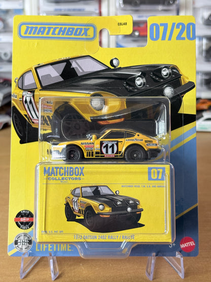 Matchbox Collectors 1972 Datsun 240z Rally  | 2026 07/20