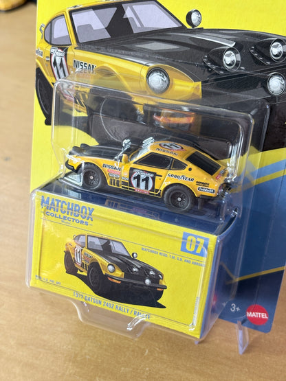 Matchbox Collectors 1972 Datsun 240z Rally  | 2026 07/20