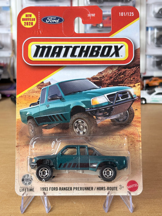 Matchbox Mainline 1993 Ford Ranger Prerunner | 2026 101/125 Matchbox