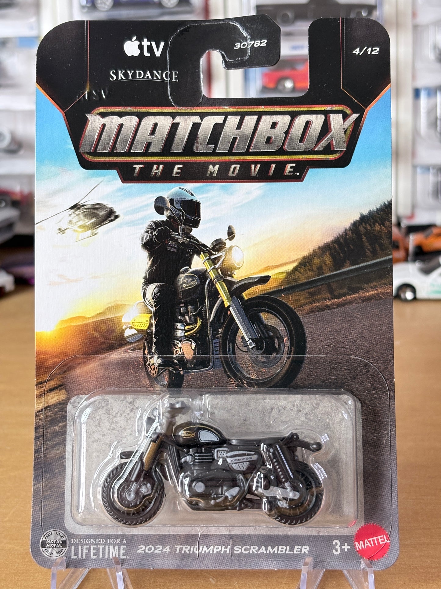 Matchbox Mainline 2024 Triumph Scrambler | 2026 4/12 Matchbox The Movie