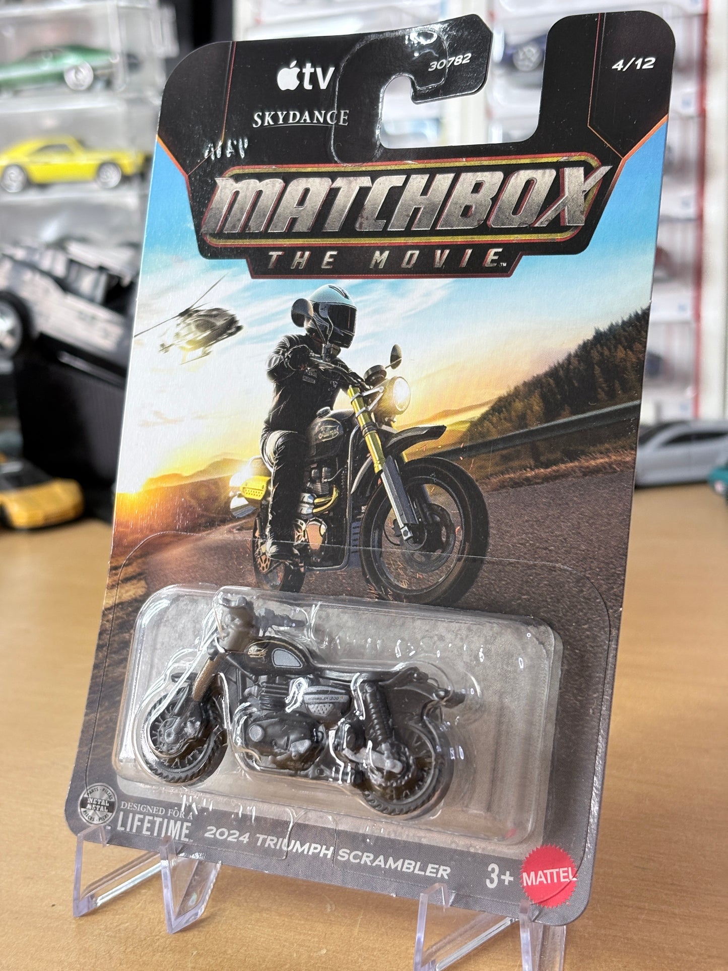 Matchbox Mainline 2024 Triumph Scrambler | 2026 4/12 Matchbox The Movie