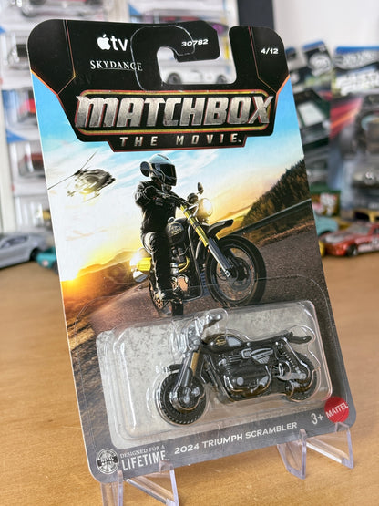 Matchbox Mainline 2024 Triumph Scrambler | 2026 4/12 Matchbox The Movie